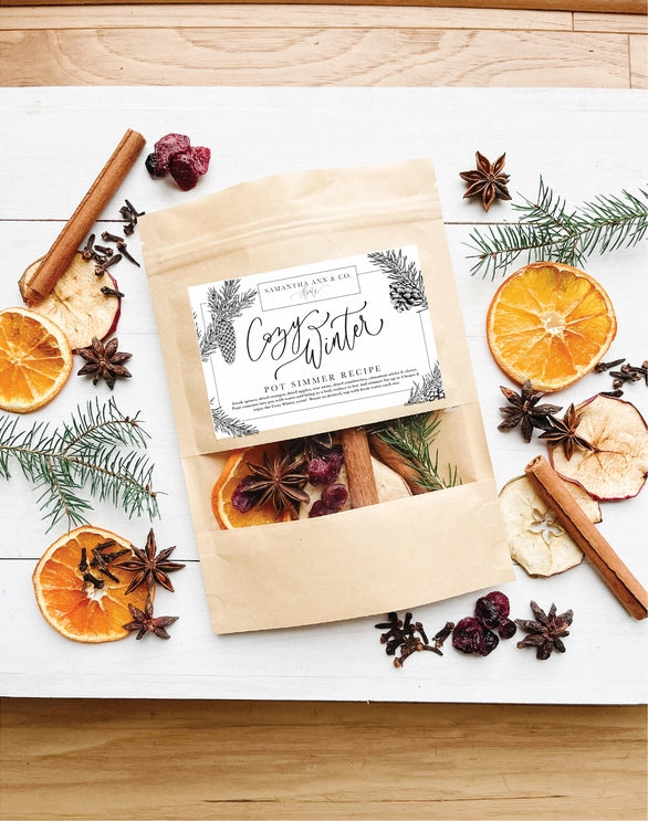 Cozy Winter Pot Simmer Stovetop Potpourri- Codrington, Ontario