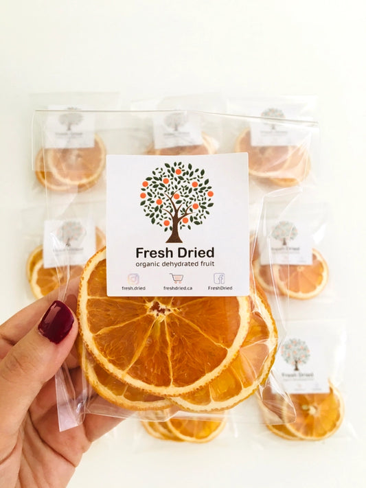 Fresh Dried Cocktail Garnish Pack Orange- Toronto