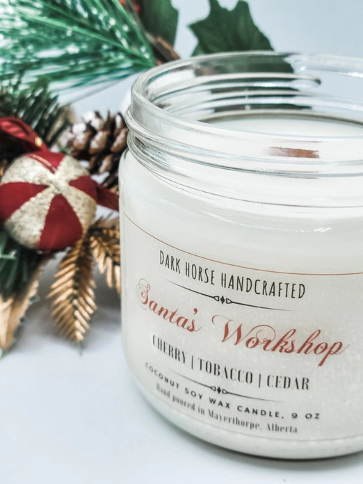 Santa's Workshop Candle