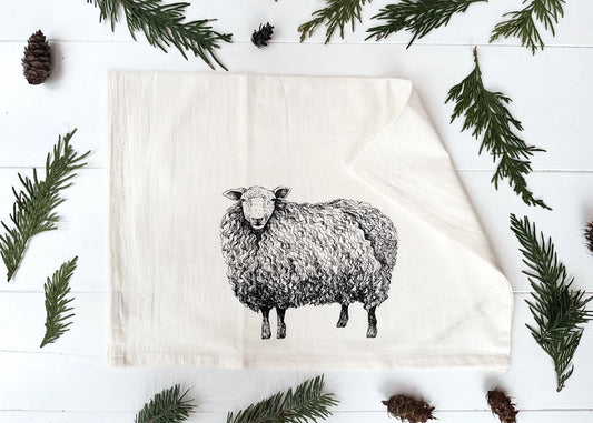 Sheep Tea Towel- Nakusp, B.C