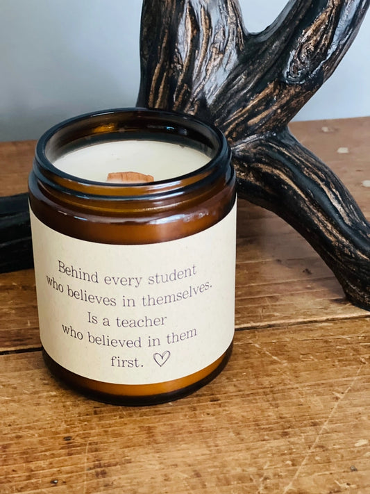 Teacher Appreciation Candle